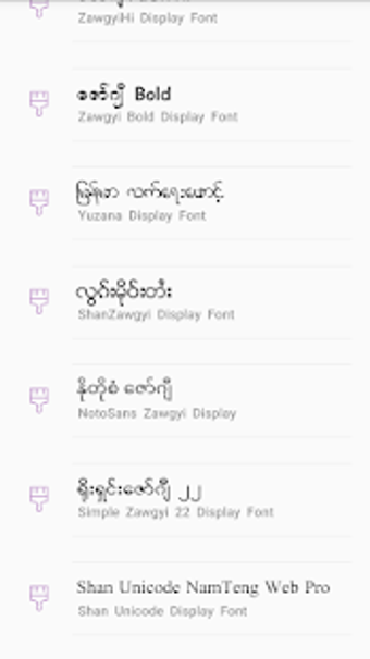 Imagen 1 para TTA SAM Myanmar Font 8