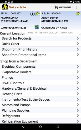 Image 1 for Sid Harvey Order Entry