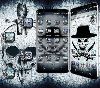 Image 1 for Skull Launcher Theme