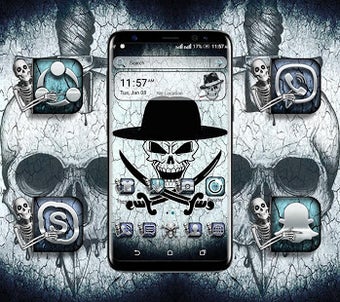 Image 0 for Skull Launcher Theme