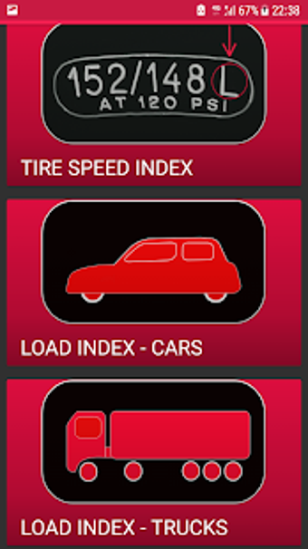 Image 3 for TIRE SPEED AND LOAD INDEX