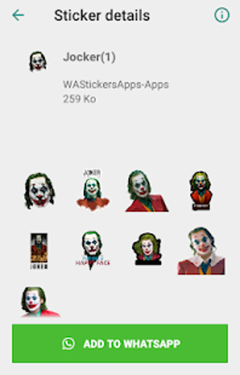 Image 2 for WAStickerApps-: Joker Sti…