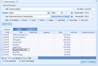 Image 2 for Military Recipes Database