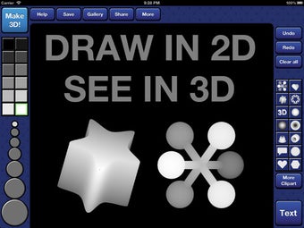 Image 1 for Draw 3D! free -- Paint, d…