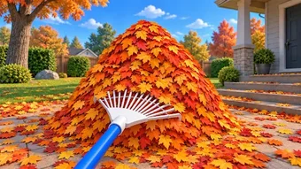 Imagen 0 para Clean Leaves: Yard Simula…