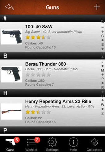 Image 0 for Gun Firearm Ammo Database…