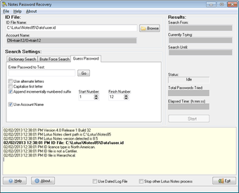 Image 0 for Notes Password Recovery