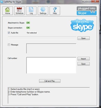 Image 0 for Call and Play for Skype