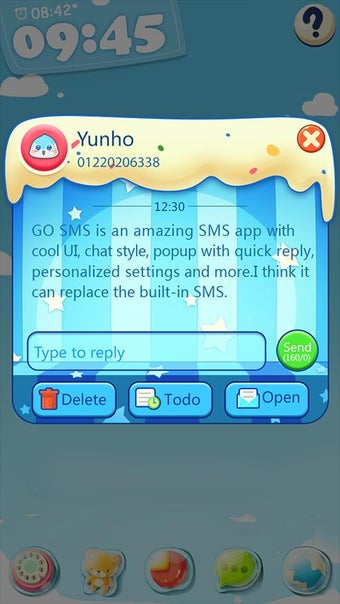 Image 3 for GO SMS PRO PULULU THEME