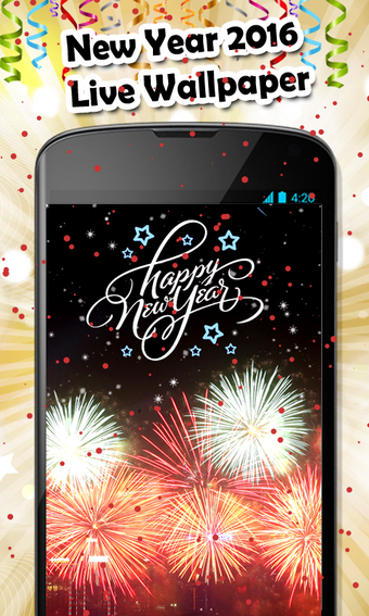 Imagen 2 para New Year 2016 Live Wallpa…