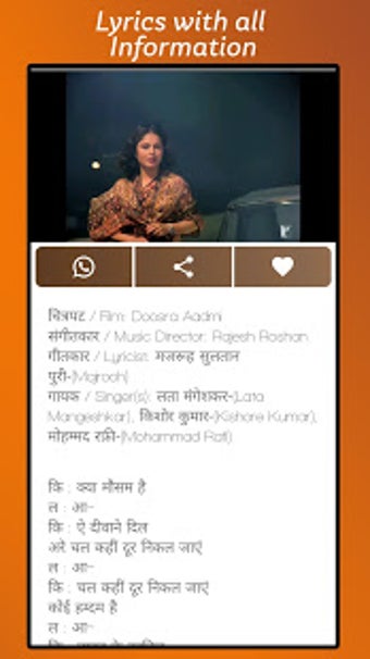 Imagen 2 para Hindi Old Songs with Lyri…