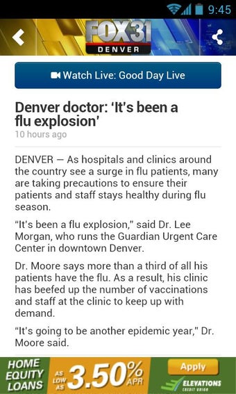 Imagen 1 para FOX31 KDVR & Channel 2 KW…