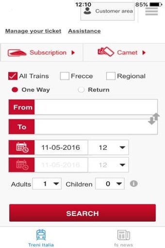 Image 0 for Orario Treni Italia