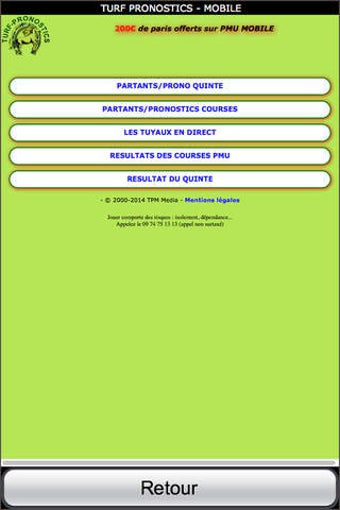 Image 0 for Turf Pronostics