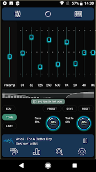 Image 2 for Poweramp skin platinum v3
