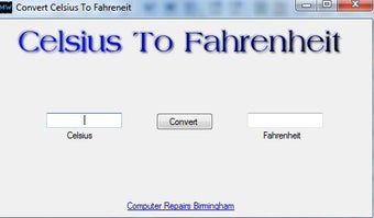 Image 0 for Celsius To Farhenheit Con…