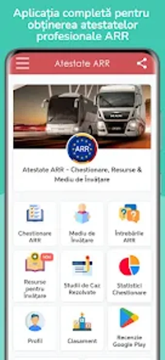 Image 0 for Atestate ARR Chestionare …