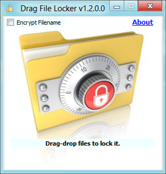 Imagen 1 para Drag File Locker
