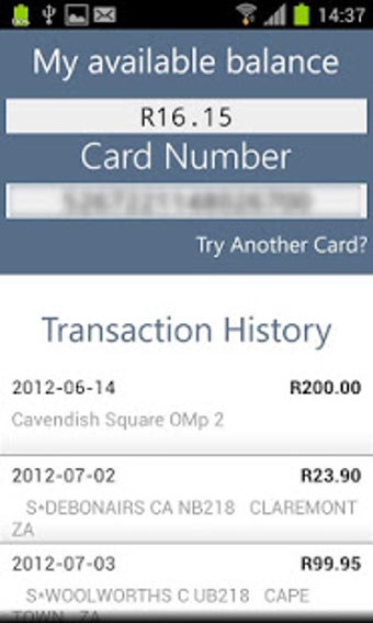 Image 1 for What's on my card?