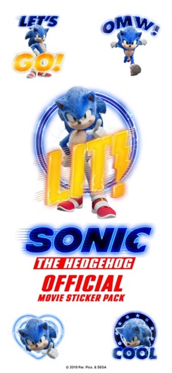 Image 1 for Official Sonic Movie Stic…