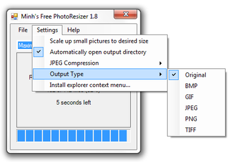 Imagen 1 para Minh's Free PhotoResizer