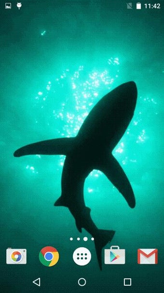 Imagen 2 para Sharks Live Wallpaper