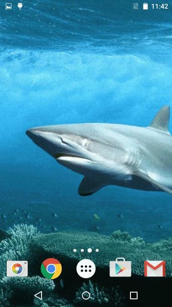 Imagen 1 para Sharks Live Wallpaper