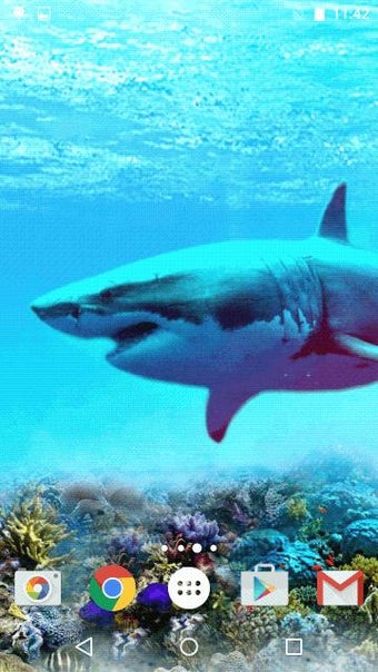 Imagen 3 para Sharks Live Wallpaper