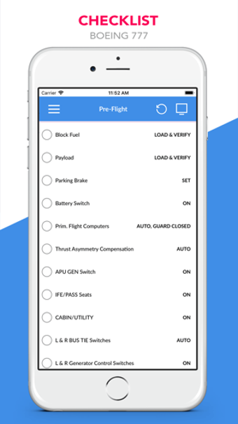 Image 1 for Boeing 777 Checklist