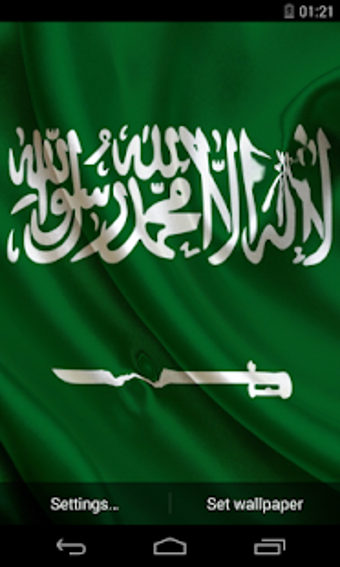 Image 2 for Flag of Saudi Arabia Live…