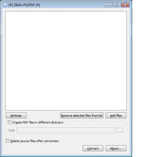 Image 0 for ZIMA-PS2PDF
