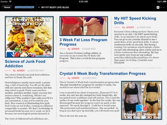 Image 0 for My Fit Body Life for iPad