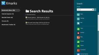Image 1 for Xmarks for Windows 8