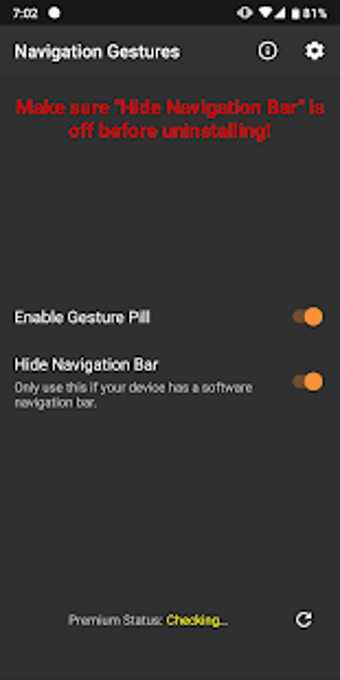 Image 1 for Navigation Gestures