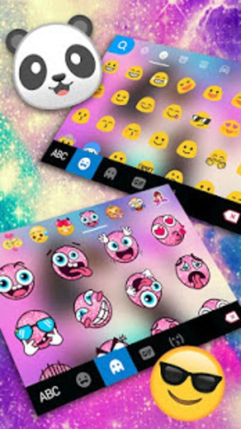 Image 3 for Galaxy Cute Panda Keyboar…