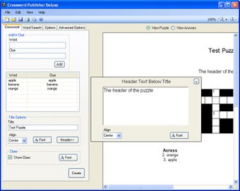 Image 0 for Crossword Publisher Delux…