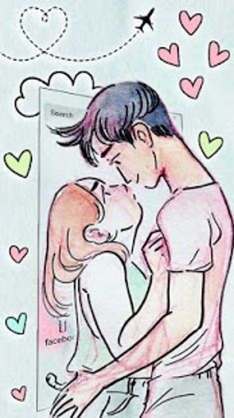 Image 2 for Cartoon Love Themes HD Wa…
