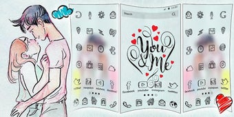 Image 1 for Cartoon Love Themes HD Wa…