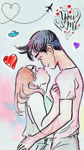 Image 0 for Cartoon Love Themes HD Wa…
