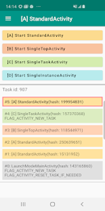 Image 1 for Tasks and Back Stack - Si…