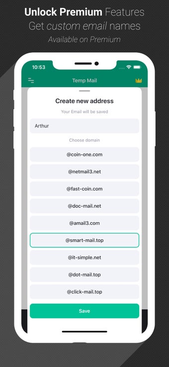 Imagen 2 para Temp Mail - Temporary Ema…