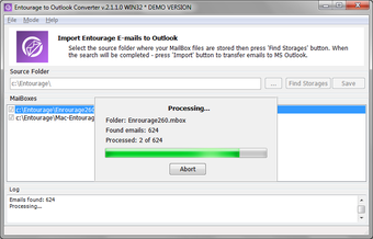 Image 2 for Entourage to Outlook Conv…