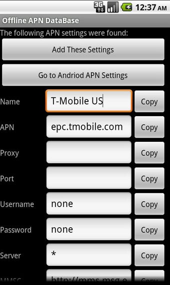 Imagen 0 para Offline SIM APN Database