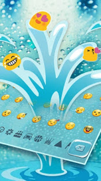 Image 3 for Glass Water Drop Keyboard