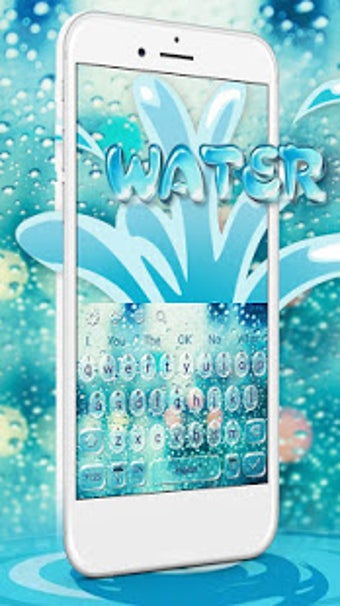 Image 0 for Glass Water Drop Keyboard