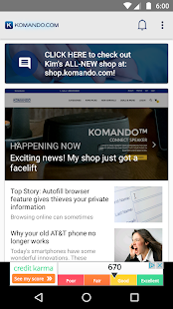 Image 0 for Komando.com App