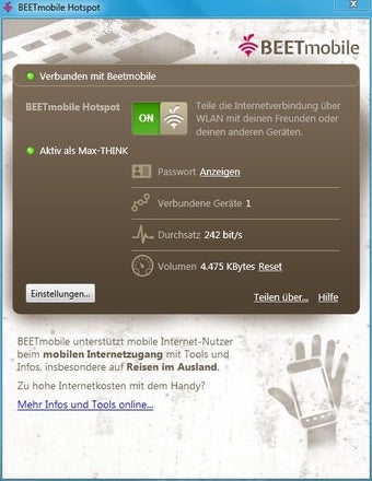 Imagen 0 para BEETmobile Hotspot App