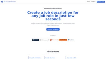 Image 0 for JobDescriptionGenerator