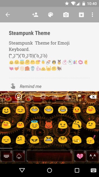 Imagen 1 para Steampunk Emoji Keyboard …