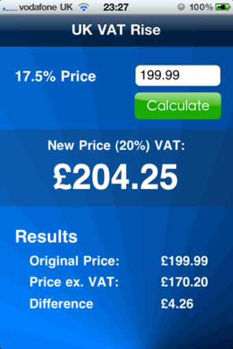 Image 0 for UK VAT Rise Calculator